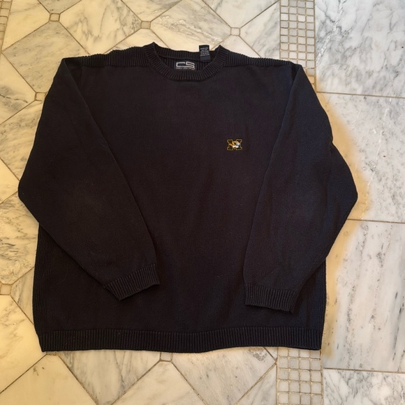 Mizzou Men’s XL Long sleeve black sweater with tiger/M logo in gold and black - Picture 1 of 11